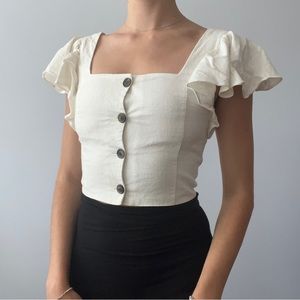 Corset style top